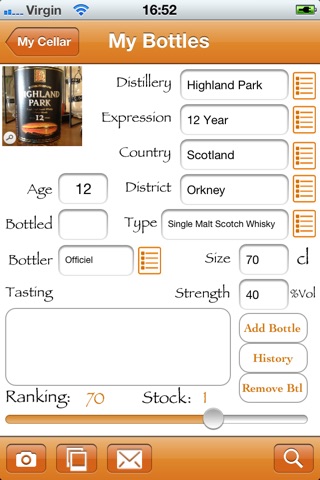 WhiskyBook screenshot 2
