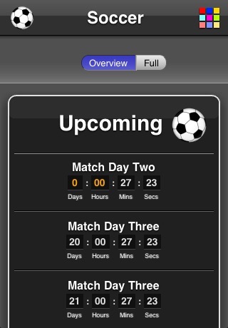 Soccer WebApp screenshot 2