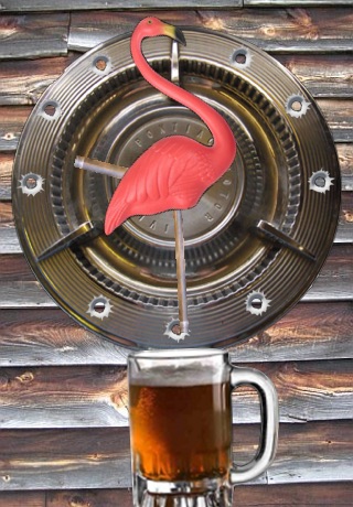 Flamingo Redneck Pendulum Clock screenshot 3