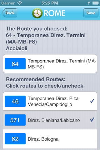 Rome Next Bus screenshot 4