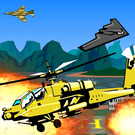 Helicopter Retro icon