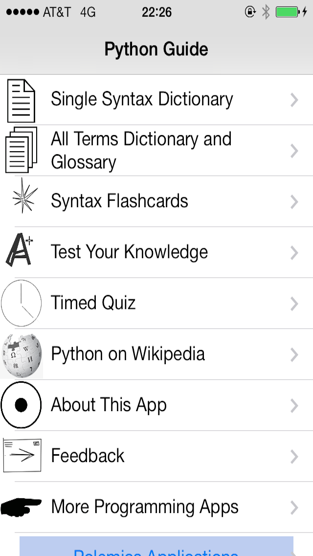 Python Tutorial and Flashcards Screenshot 1