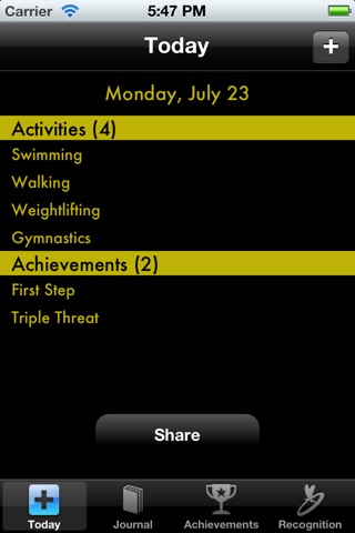 Workout Journal screenshot 2