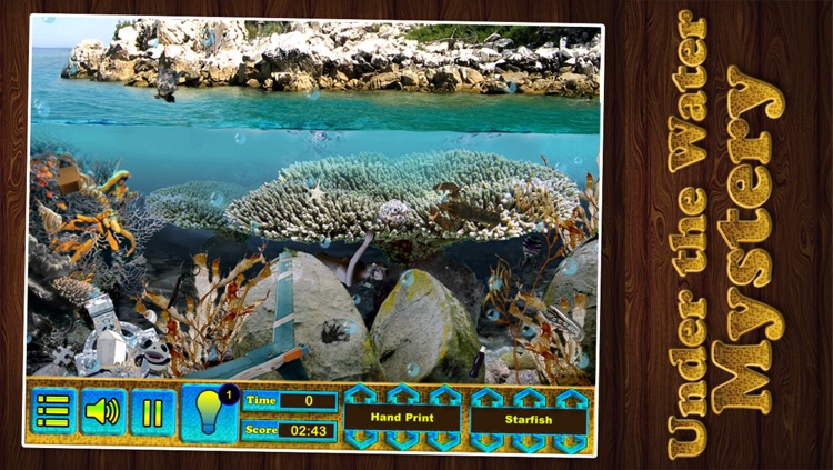 Hidden Object,Hidden Objects,Under Water Mystery,Case solved,Kids Game,Puzzle,Aquarium With Game screenshot-4