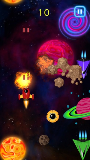 Total Galaxy Alien UFO Attack Game(圖2)-速報App