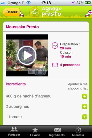 Recettes Agneau Presto screenshot 3