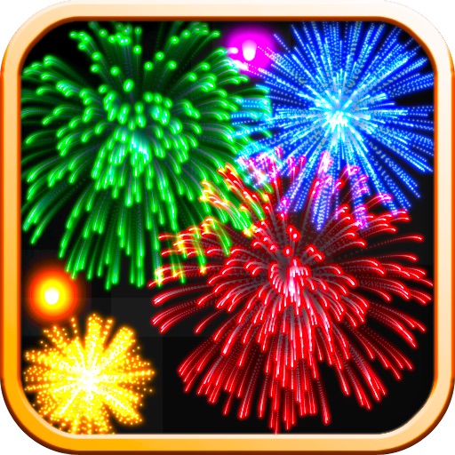Real Fireworks Artwork 4-in-1 HD 2012 - Play Awesome Light Show, Enjoy Fun Visualizer, Make Cool Wallpapers and Draw Amazing Art with Colors & Glow iOS App