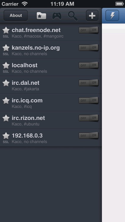 Mango IRC - Chat client screenshot-4