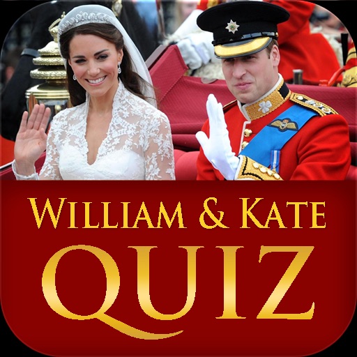 Kate Middleton and Prince William Free Quiz HD: Cool Trivia about Princesses, Princes and the Royal Wedding icon