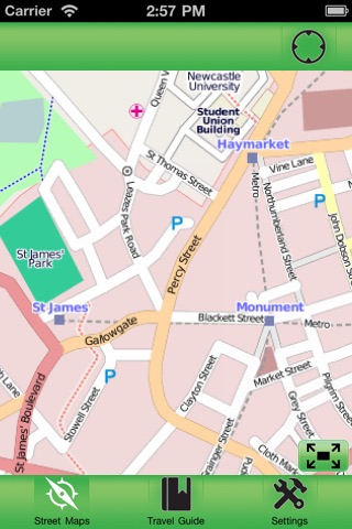 Newcastle Upon Tyne Offline Street Map screenshot 2