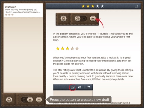 DraftCraft FREE: Simple Blogging in WordPress, Blogger, Tumblr and LiveJournal. HTML - Free. screenshot 3