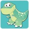 Dinosaurs free kid edu puzzle game