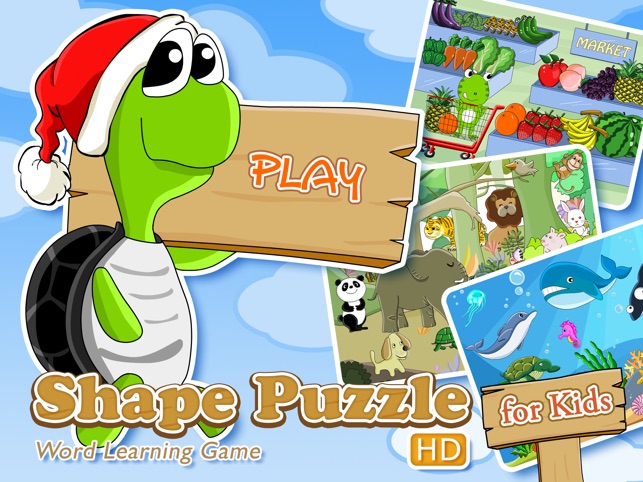 Shape Puzzle HD - Word Learning Game for Kids(圖1)-速報App