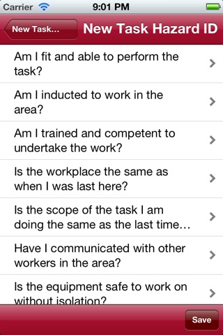 Task Hazard ID LITE screenshot 2