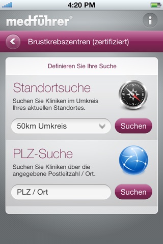 Kliniksuche medführer screenshot 3