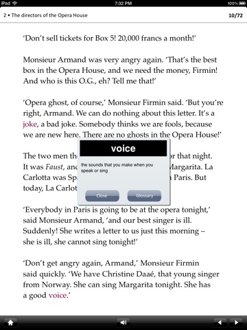The Phantom of the Opera: Oxford Bookworms Stage 1 Reader (for iPad) screenshot 3