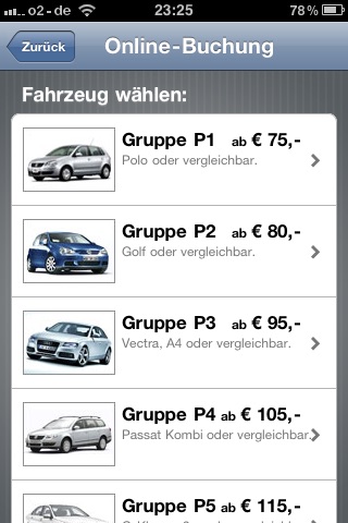 Europa Service Mietwagen screenshot 4