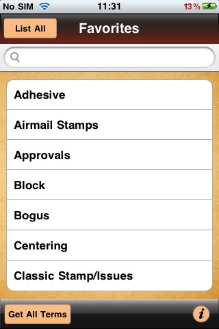 Philately Terms screenshot 4