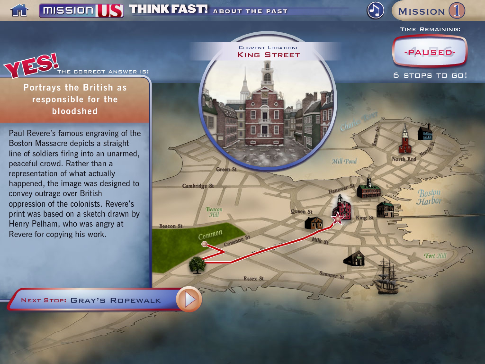 Mission US: Think Fast! About the Past screenshot 2