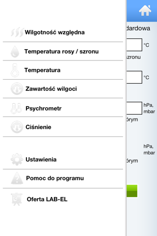 HUMIDITY CALCULATOR / KALKULATOR WILGOTNOŚCI screenshot 3