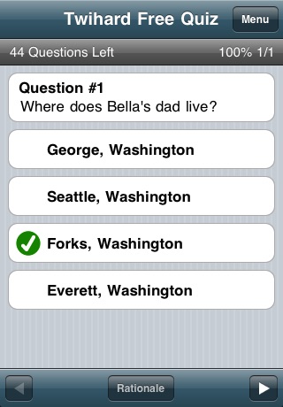 Twihard Trivia
