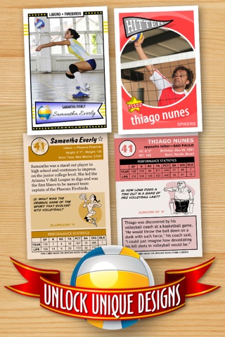 Volleyball Card Maker - Make Your Own Custom Volleyball Cards with Starr Cards screenshot 3