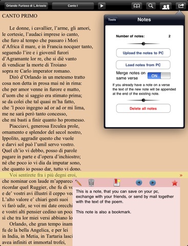 Ariosto Boiardo Tasso: Poemi cavallereschi for iPad screenshot 4