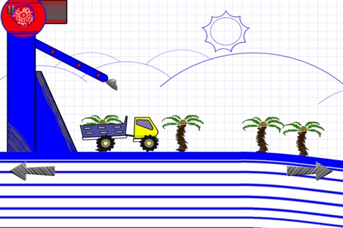 A Doodle Hill Trucker Delivery - Free Racing Game screenshot 2