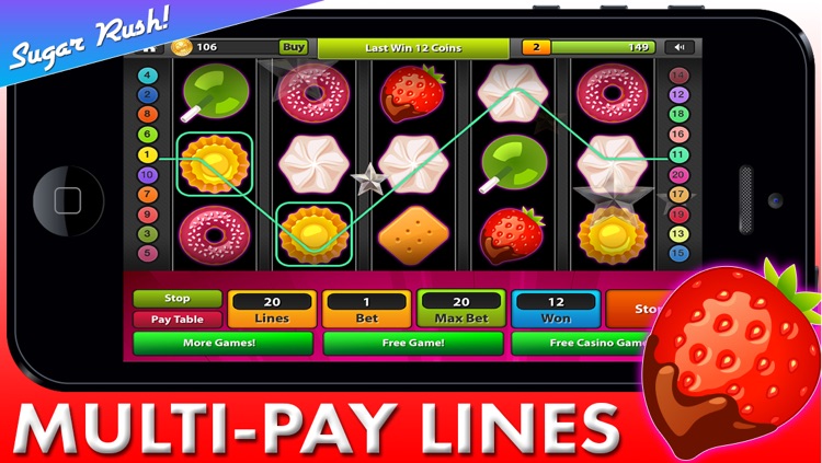 Saphire Sugar Rush Groovy Multilevel Slotgame - BM screenshot-4