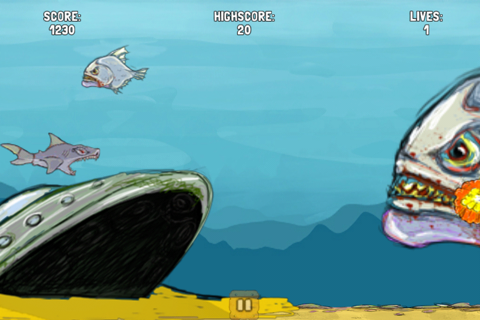 Attack Of The Mutant Zombie Laser Shark Lite vs The Angry Piranha (From Outer Space!) screenshot 4