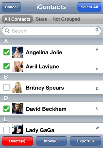 Independent Contacts Free screenshot 4