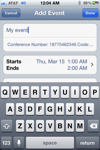 Conference Me In screenshot 4