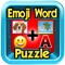 Emoji Word Puzzle Quiz - 2 to 3 pics to Guess the saying to earn coins.