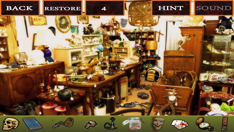 Hidden Objects Antique