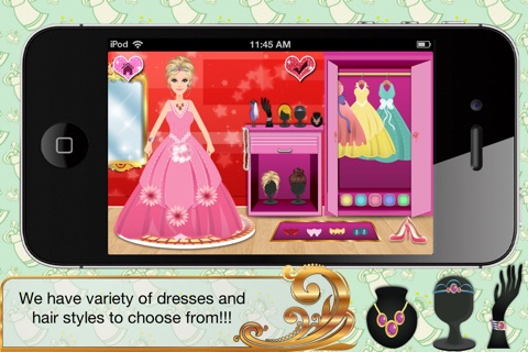 Princess Dress Up !!! Lite screenshot 3