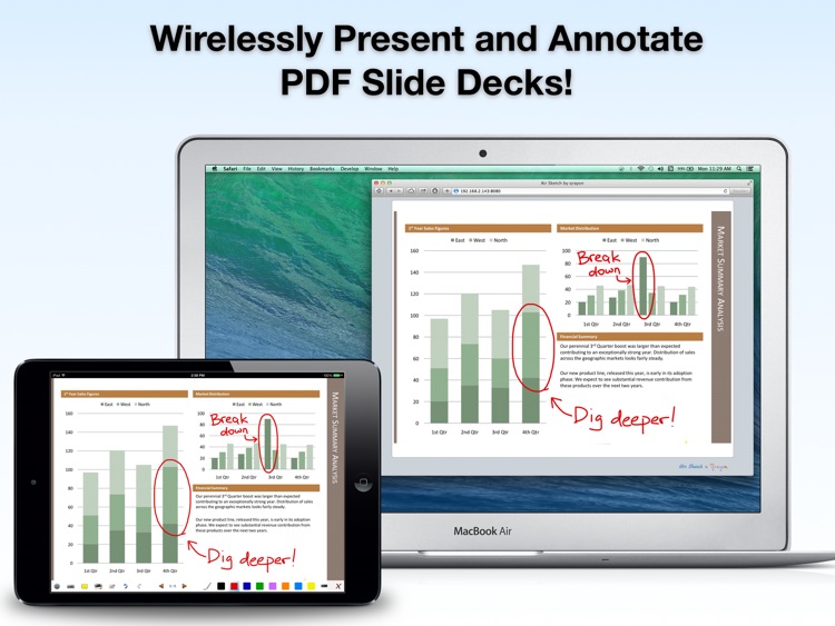 Air Sketch Wireless Whiteboard