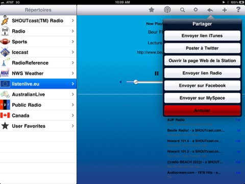 Radio - iPad Edition screenshot 3