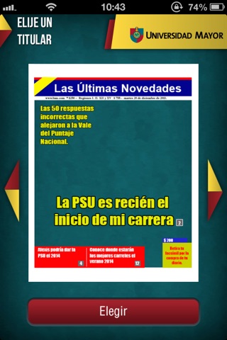 Tu Portada PSU screenshot 2