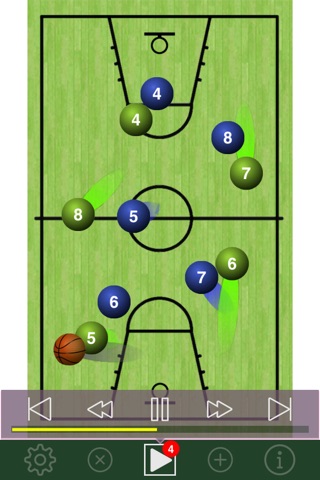 Basketball Tactics Board for mini basketball player screenshot 3