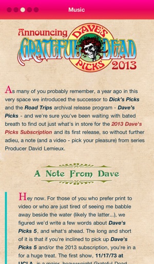 Grateful Dead Almanac 2012(圖2)-速報App