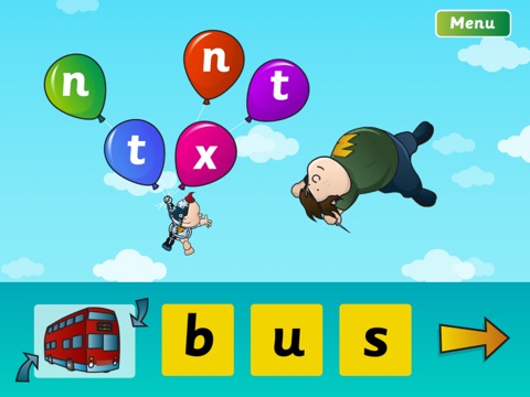 The Fab-Phonics 'Up, Up and Away' For iPad screenshot 4