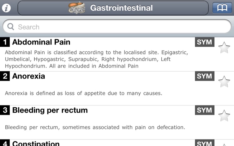 Symptomatology - Students' Pocket book of Symptoms & Signs screenshot-4