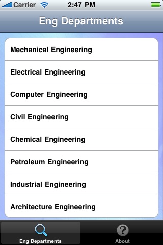 Eng. Courses screenshot 4