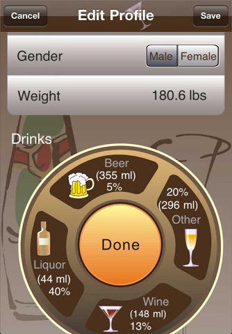 Alcohol Monitor Pro – BAC Calculator screenshot 4