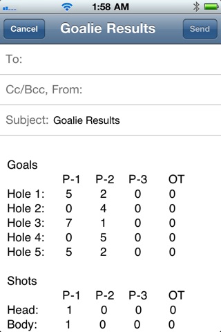 Goalie Tracker screenshot 4