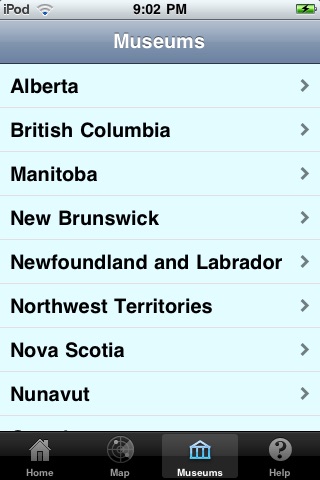 Museums Canada screenshot 2