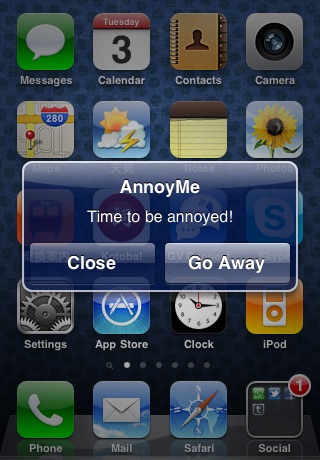 AnnoyMe screenshot 2