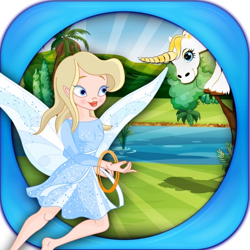 Fantasy Fairy Garden Magical Unicorn Golden Ring Toss iOS App