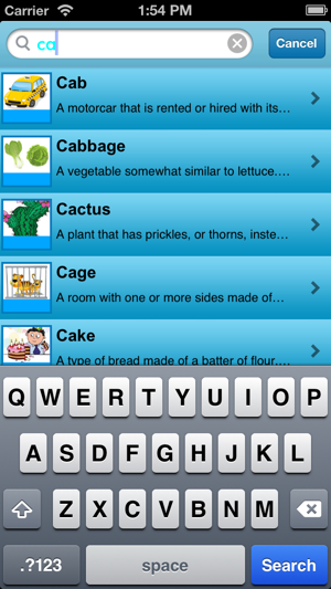 ‎Giant Picture Dictionary Screenshot