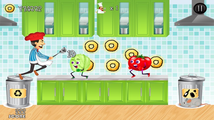 Cooking Crazy Running Dash - Top Mouse Fighting Food Smash World Free screenshot-3